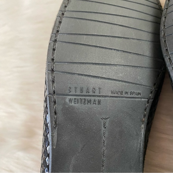 Stuart Weitzman Croc Jeweled Loafers - Picture 12 of 15